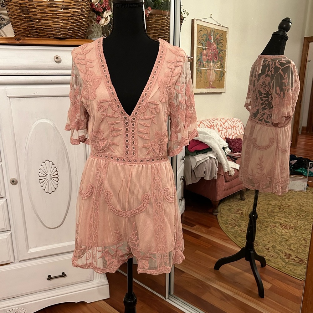 Lace Romper
